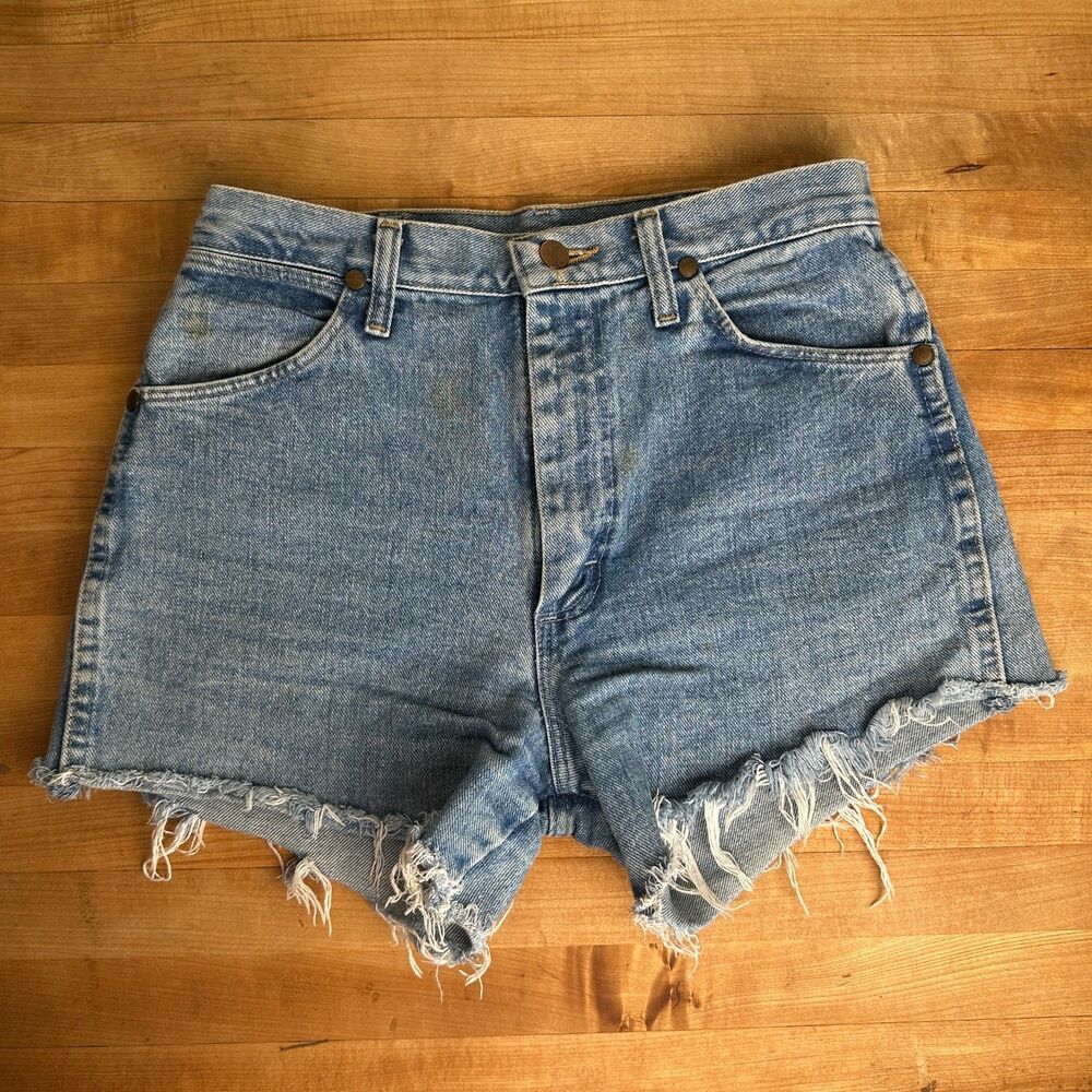 Vintage Wrangler Cut-off Denim Shorts - Made in USA